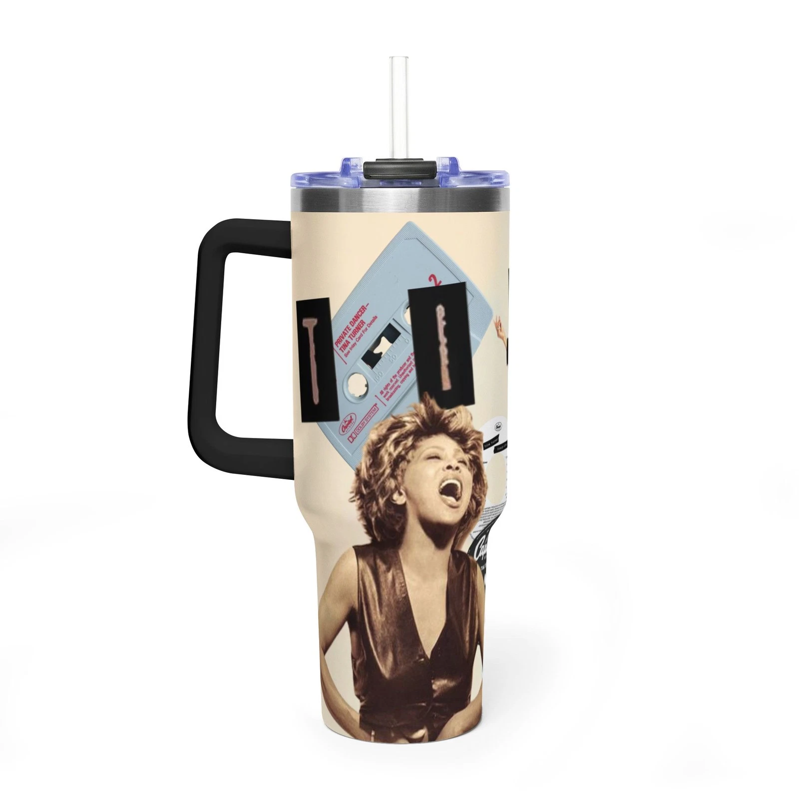Tina Turner 40oz Vacuum Tumbler, Music Fan Gift
