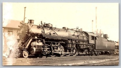 RPPC Steam Locomotive 701 East St. Louis IL Railroad Postcard *TRIMMED*  E150