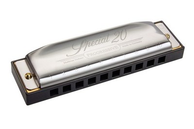 Special 20 Diatonic Harmonica, -major - Professional, Responsive Reeds, Injec...