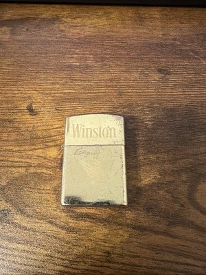 Excellent Condition Vintage Winston Gold Tone Firebird Lighter - Not Zippo
