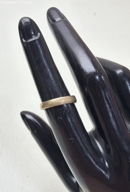 Vintage 14Kt Solid Yellow Gold Ring Band - Metal Tested