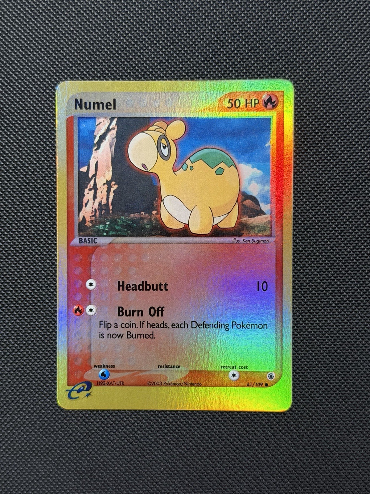 Pokémon Numel 61/109 Ruby & Sapphire Reverse Holo Nm