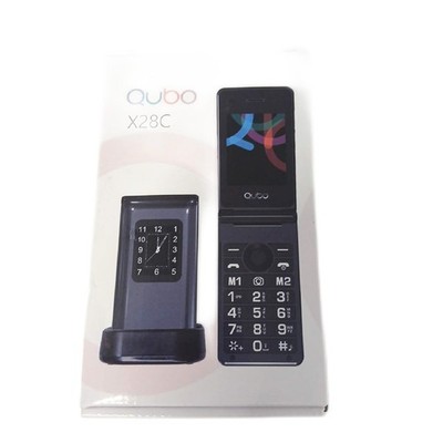 Qubo Telefon Festnetztelefon Telefonzubehör X 28BKC Schwarz Komfortables Design