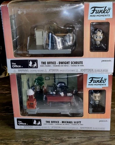 Funko Mini Moments The Office Michael Scott & Dwight Schrute  2021 Vinyl Figures