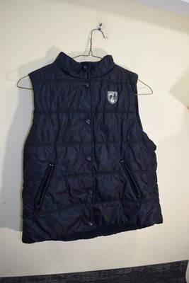 2010 American Eagle Outfitters Alpine Mountain Puffer Vest TEEN GIRLS L Blue