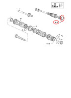 Ring Sicherung Schaltgetriebe Fiat Ducato Talento Original 75425189