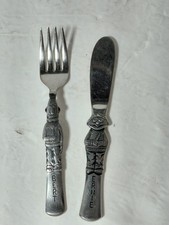 Vintage Gorham Muppets Bert And Ernie Childs Flatware Set Fork Knife
