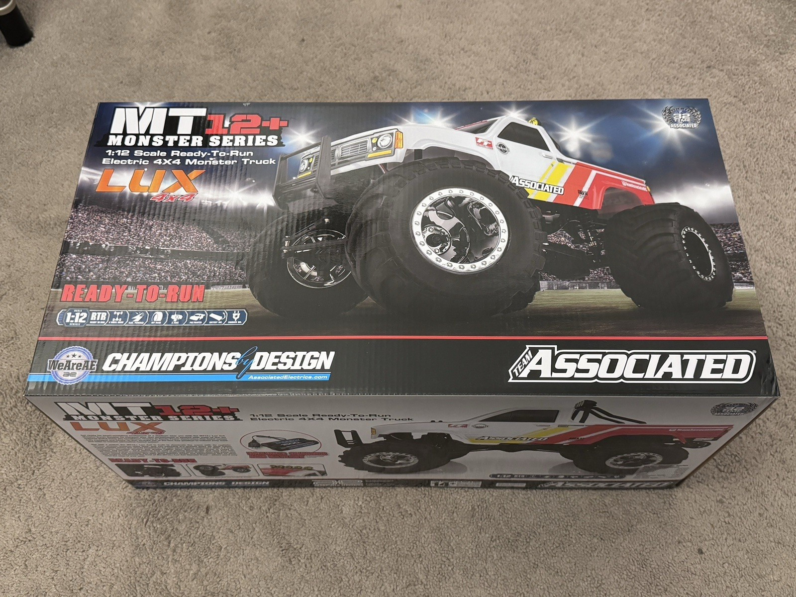Team Associated MT12+ Lux 1:12 Scale 4WD RTR Electric Monste