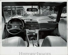 1978 Press Photo Interior of BMW Car Model 733i, Bavarian Motor Works