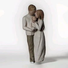 Willow Tree “Our Gift" Figurine 2006 Susan Lordi New Baby Couple 9" Carved 26181