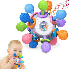 Baby Sensory Toys For 0-6 6-12 Months Food Grade Teething Toy Gift For Boys Girl