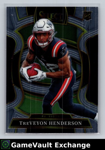 2025 Panini Select TreVeyon Henderson [Blue Prizm] #78 card