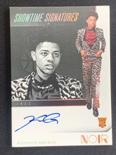 Keyonte George 2023-24 Panini Noir Showtime Signatures Gold Auto RC /10 #STS-KYG
