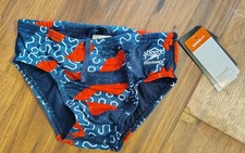 Speedo Red/White/Blue Ruse Blocks Brief Kids Size 28