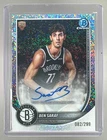 Ben Saraf 2025 Bowman #BCA-BA Speckle Refractor Chrome Auto Rookie RC 82/299