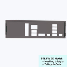HP Omen Z790 Arctic N27486-601 IO Backplate, 3D Printed Shield
