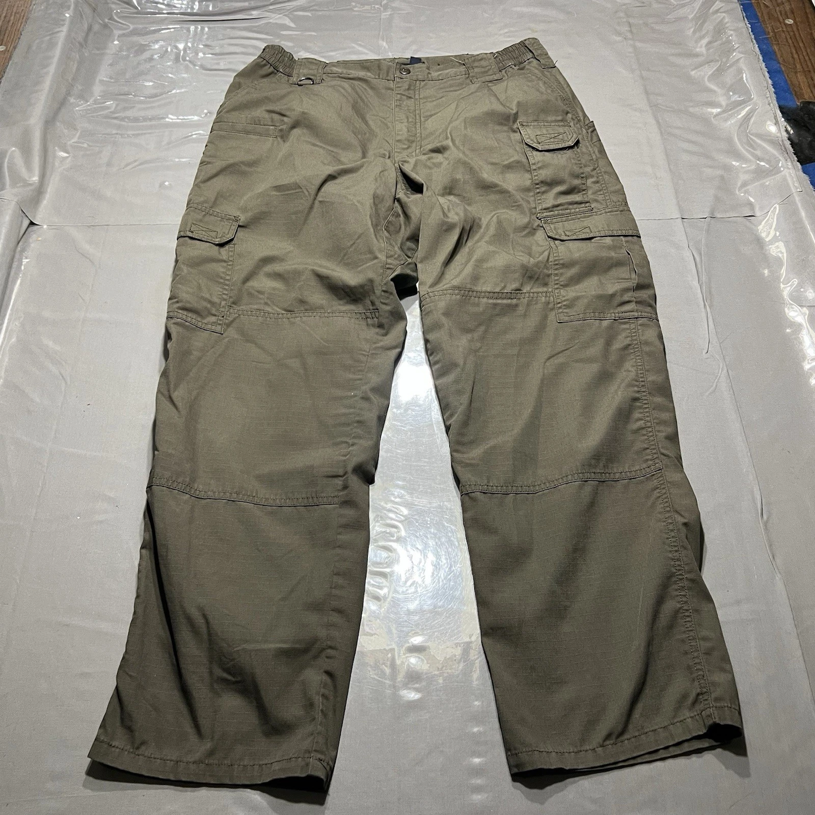 5.11 511 Tactical Pant Men 36x30 Green Brown 74521 Rip Stop Hiking Stretch