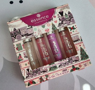 ESSENCE COSMETICS - Extreme Shine Volume Lip Gloss - Set Of 4 (Pinks, Purple)