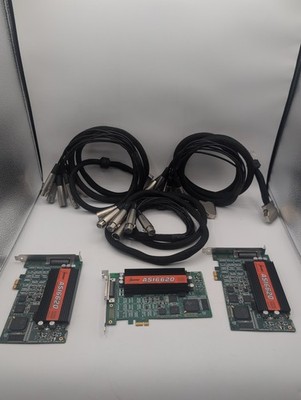 ASI6620 Audioscience PCI Express X1  G3 with Cable 1022 - (3 Available)
