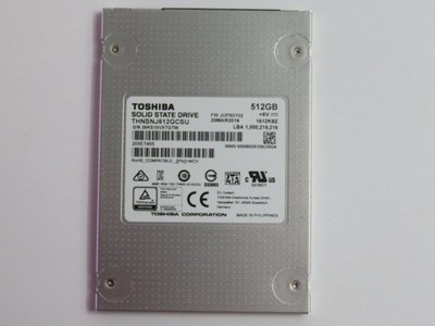 TOSHIBA 512GB 2.5'' SOLID STATE DRIVE SATA III THNSNJ512GCSU DESKTOP/LAPTOP DRIVE