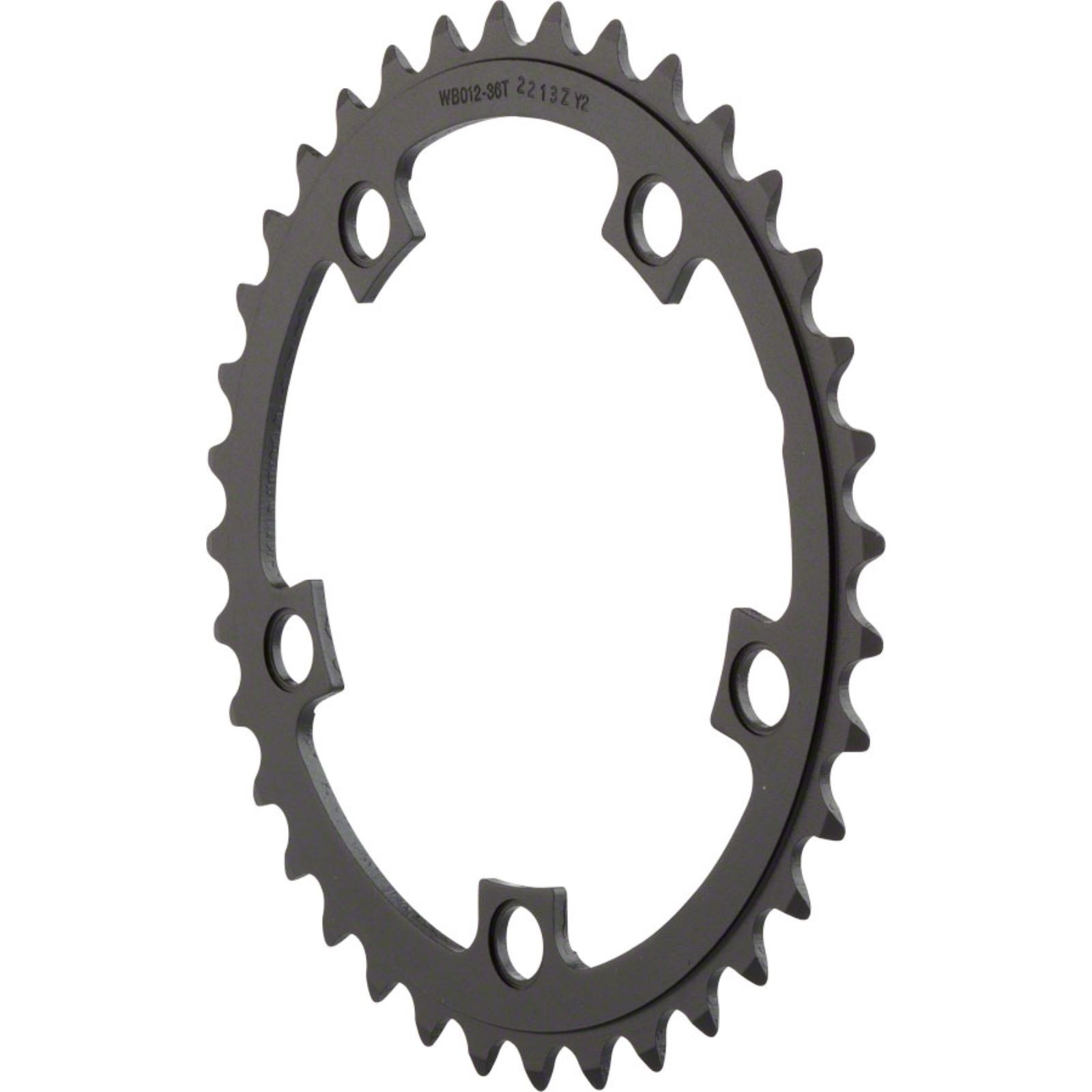 Pro Road Chainring - 36t, 110 BCD, Aluminum, N11, Black 371-0236C