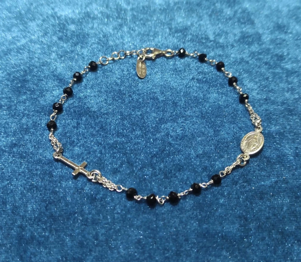 Bracciale Con Ciondolo Farfalla In Cristallo Argento - Gemmance - Catena 17.8+5.1 Cm - Regalo Donna