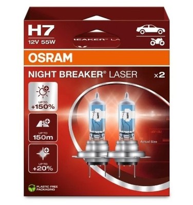 OSRAM NIGHT BREAKER LASER headlight bulbs 64210NL-2HB H7 DUO PACK