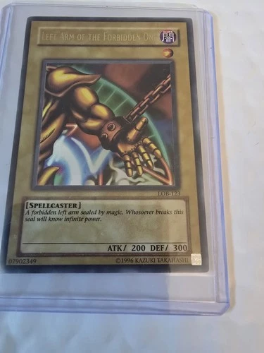Yugioh Left Arm of the Forbidden One LOB-EN123 Ultra Rare NM