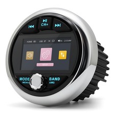 MH Marine Boat Stereo Gauge Receiver - Audio Systems, 3 Inch Video Playback, ...
