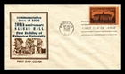 DR JIM STAMPS US COVER NASSAU HALL 200TH ANNIVERSARY FDC THERMOGRAPHED CACHET