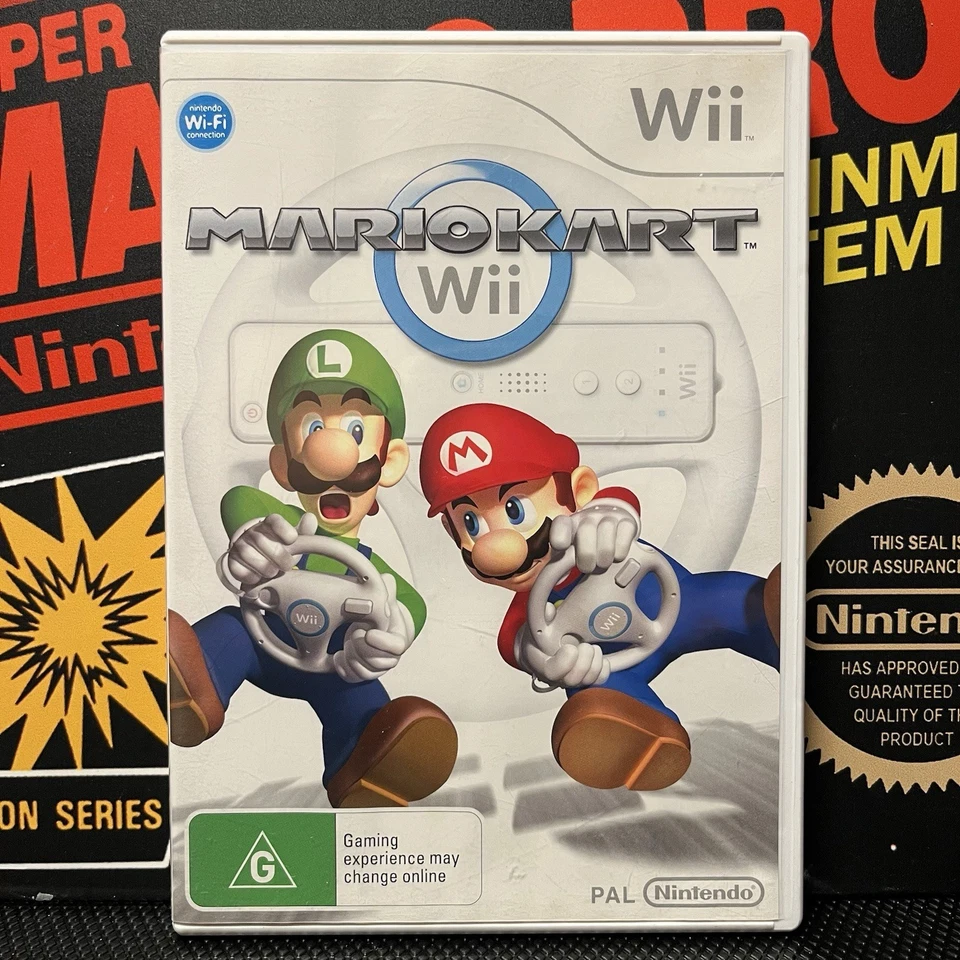 Mario Kart Wii W.Manual Nintendo Wii Wii U PAL VGC TESTED FREE TRACKED POSTAGE - Image 2 of 4