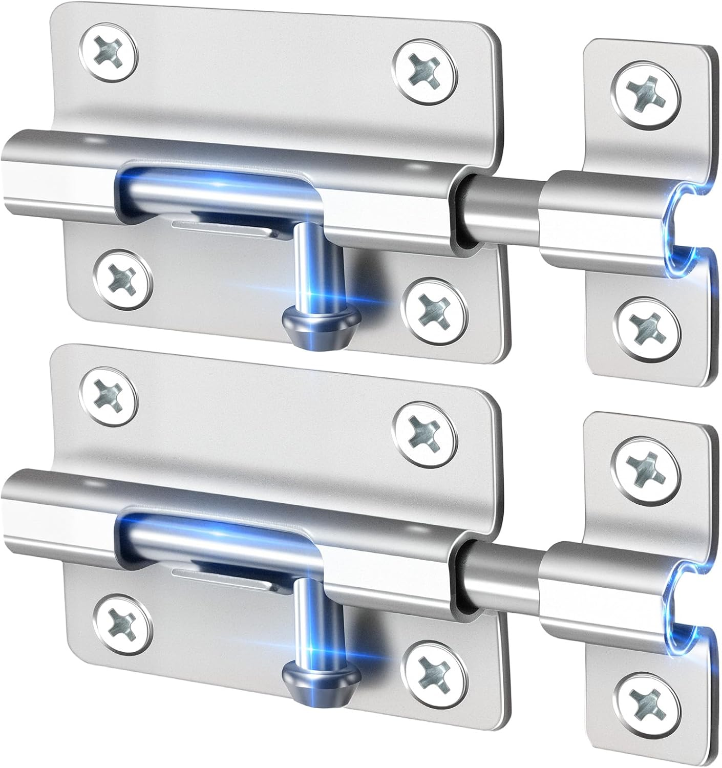 Heavy Duty Keyless Security Slide Latch Lock for Enhanced Door Safety