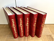 5 Ordner, 500 Jahre Post, Sammlung Faksimiles wichtiger postalischer Dokumente