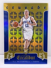 2015-16 Panini Excalibur - Crusade T.J. McConnell #49 Blue /199 (RC)