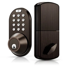Keyless Entry Keypad Door Lock - Upgraded Smart Electronic Digital Code Deadb...