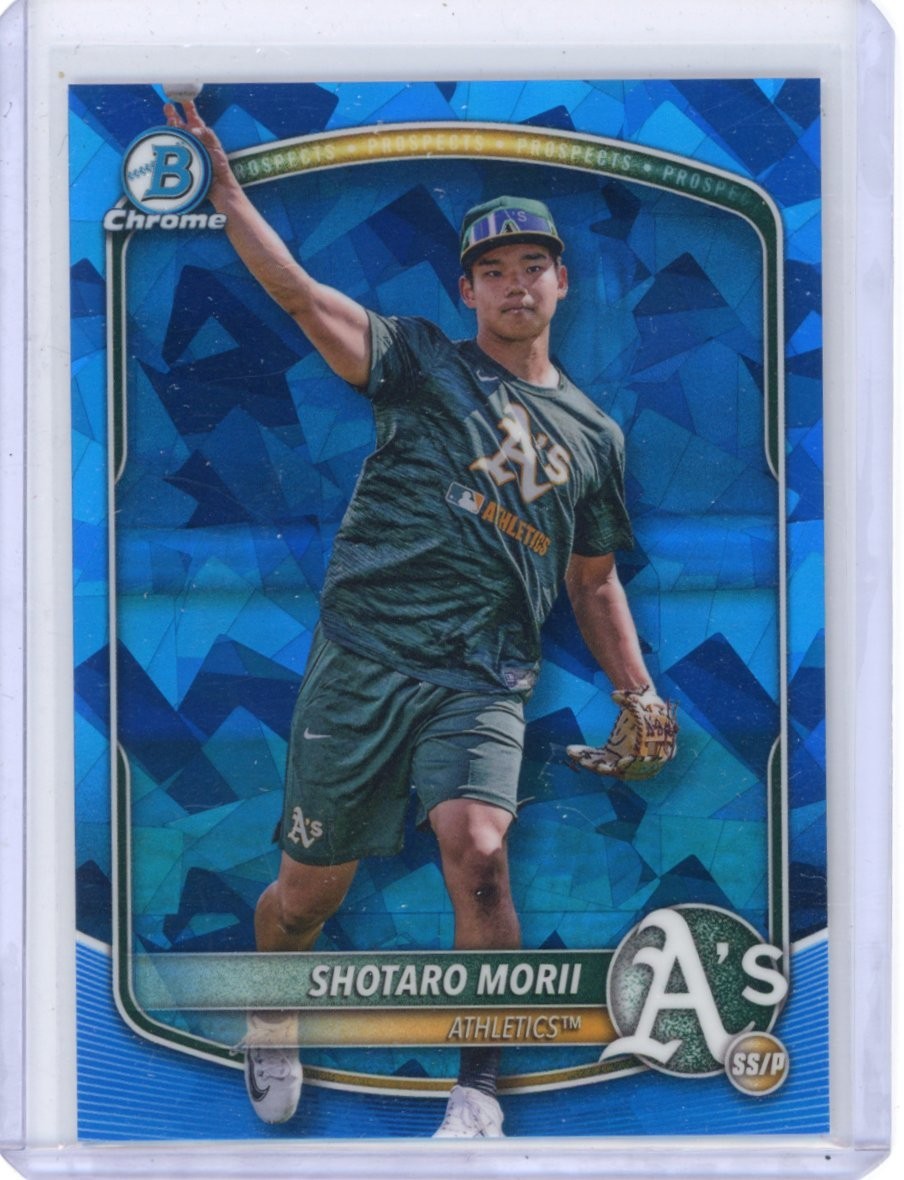 Shotaro Morii 2025 Bowman Chrome Sapphire Image Variation 1st Prospect #BCP-170