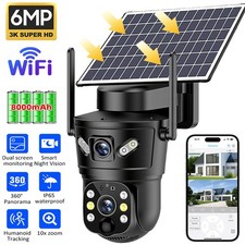 Solar Battery Powered Wireless WiFi Home Security Camera Outdoor CCTV Pan/Tilt