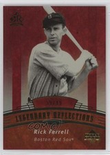 2005 Upper Deck Reflections Legendary Red 59/99 Rick Ferrell #168 HOF 0l2