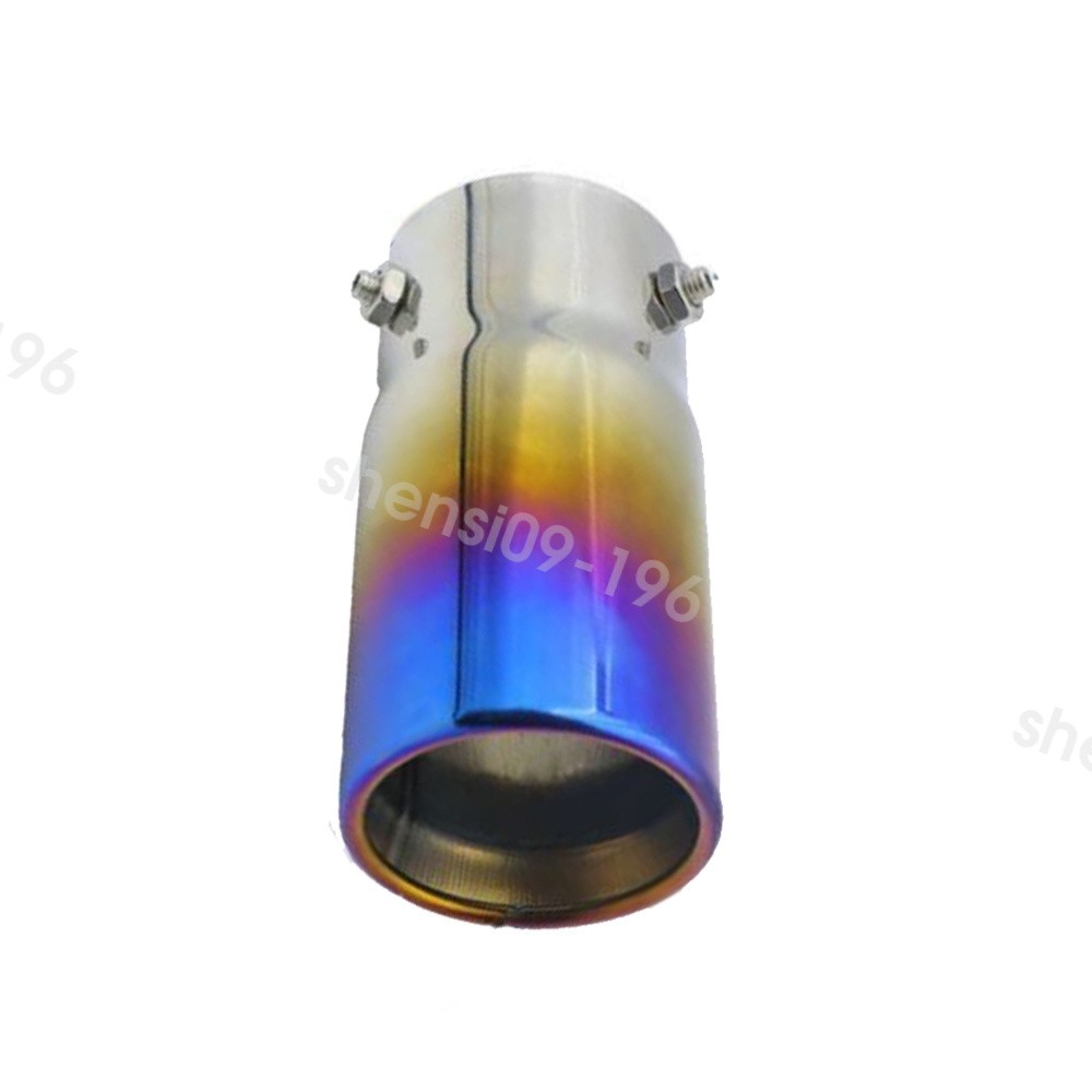 Blue Exhaust Pipe Tail Muffler Tip Throat Tailpipe For Maserati Quattroporte Q4