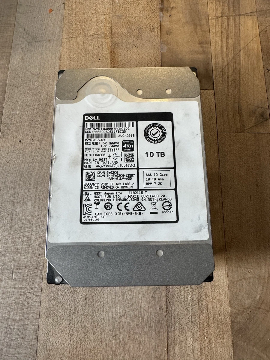 HGST Internal Hard Disk Drives 10 TB Storage Capacity for sale | eBay