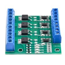 MOSFET 4 Channel Pulse Triggers Switches Controller Board for Motor LED Light