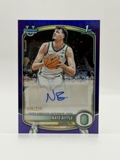 NATE BITTLE - 2025-26 Bowman Chrome Autographs - PURPLE /250 - 1st Bowman