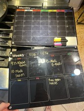 Dry Erase Calendar with Fridge Magnets Dry Erase Calendar