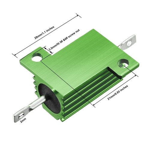 Widap 160009 Draadweerstand 1.8 In behuizing 25 W 1 % 1 stuk(s) kopen