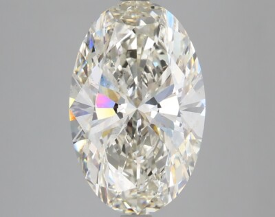 5.12 Ct Oval Cut IGI Certified Loose Lab Grown CVD Diamond I Color SI1 Clarity