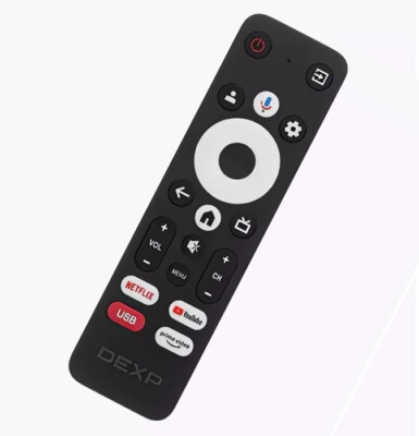 New Original For DEXP Android LED Google TV Box Voice Remote Control 32HHG1