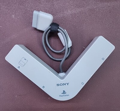 Sony PlayStation 1 PS1 Multi Tap SCPH-1070 4 Player Adapter OEM Original TESTED