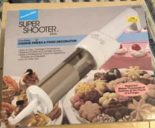 Vintage PROCTOR SILEX Super Shooter Plus Cordless Cookie Press & Food Decorator