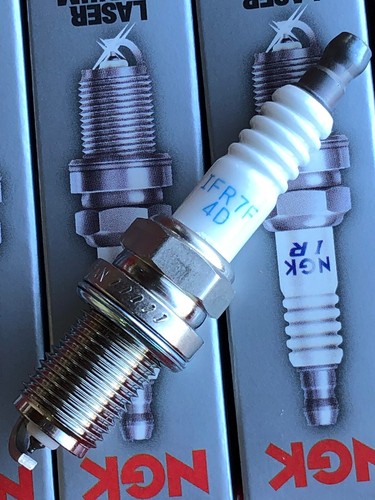 SET OF (4) NGK 5115 LASER IRIDIUM PREMIUM SPARK PLUGS IFR7F-4D MADE IN JAPAN - Picture 3 of 4