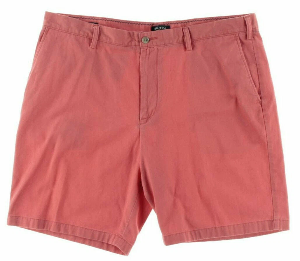 Nautica Chino Twill Classic Fit Port Coral Deck Shorts Size W33
Opens in a new window or tab